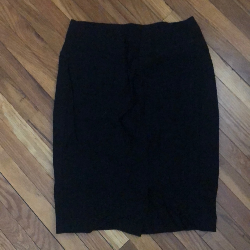 Black pencil skirt